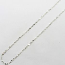 CADENA SINGAPUR 0.30x45CM /PLATA